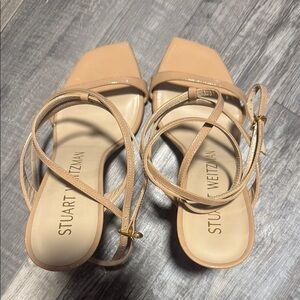 Stuart Weitzman Women's Tan Strappy Sandals